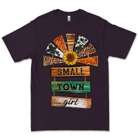 Plum small town girl western windmill wooden boards Premium Tee - Jasminsmagicworld