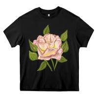 Black Life's Little Pleasures Rose Heavy Core Tee - LillyAllenDesigns