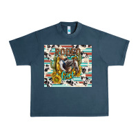Midnight Navy rodeo girl Urban Heavy Tee - TumblerDesignByShophia