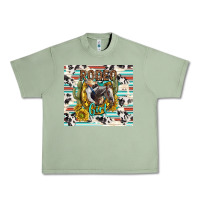 Oil Green rodeo girl Urban Heavy Tee - TumblerDesignByShophia