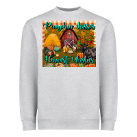 Heather Grey pumpkin kisses harvest wishes tumbler Heavyweight Sweatshirt - BundleAndBundleShop