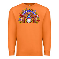 Carrot american flag gnomes sunflowers rainbow Premium Sweatshirt - Artiststas