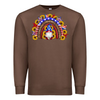 Chestnut american flag gnomes sunflowers rainbow Premium Sweatshirt - Artiststas