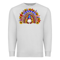 Dove Grey american flag gnomes sunflowers rainbow Premium Sweatshirt - Artiststas