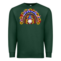 Sports Green american flag gnomes sunflowers rainbow Premium Sweatshirt - Artiststas