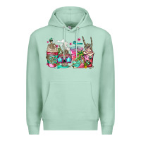 Seafoam skeleton summer coffee cups Premium Hoodie - Jasminsmagicworld