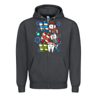 Smoke ho ho ho teeth Zipper Hoodie - CowhideDigitalArt