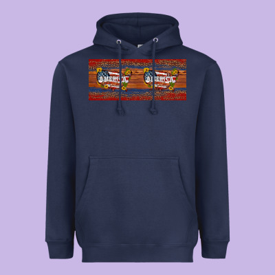 Usa Map 11oz Mug Heavyweight Hoodie Designed By Artiststas