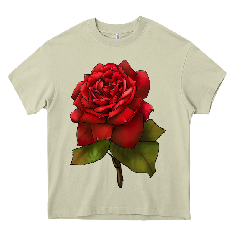 Oklahoma Rose Illustrations Heavy Core Tee by LillyAllenDesigns | Teevron