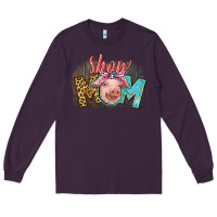 Plum Show mom pig Long Sleeve Tee - CowGirlArtShop