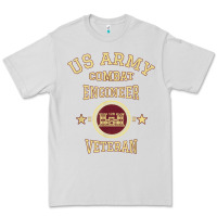 Dove Grey US Army Combat Engineer Combat Engineer Veteran Gift Premium Tee - minhPixels