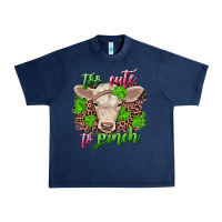 Navy too cute to pinch charolais calf Urban Heavy Tee - RanaPortraitStore