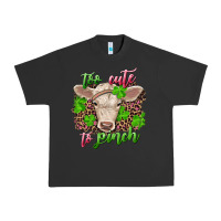 Pigment Black too cute to pinch charolais calf Urban Heavy Tee - RanaPortraitStore