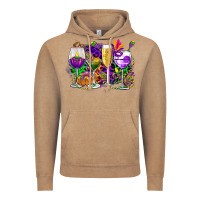 Vintage Coffee mardi gras wine glasses cowgirl Vintage Hoodie - CowGirlArtShop