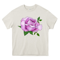 Cream Life's Little Pleasures Rose Heavy Core Tee - LillyAllenDesigns