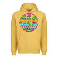 Antique Gold hispanic heritage month round earrings 3 Premium Hoodie - BundleAndBundleShop