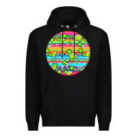 Black hispanic heritage month round earrings 3 Premium Hoodie - BundleAndBundleShop