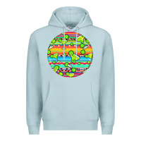 Blue Mist hispanic heritage month round earrings 3 Premium Hoodie - BundleAndBundleShop