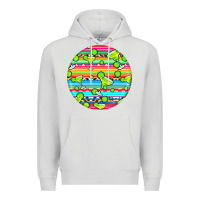 Dove Grey hispanic heritage month round earrings 3 Premium Hoodie - BundleAndBundleShop