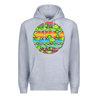 Heather Grey hispanic heritage month round earrings 3 Premium Hoodie - BundleAndBundleShop