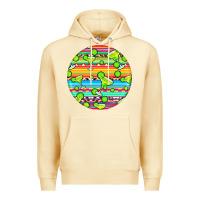 Pina Colada hispanic heritage month round earrings 3 Premium Hoodie - BundleAndBundleShop