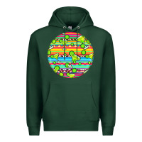 Sports Green hispanic heritage month round earrings 3 Premium Hoodie - BundleAndBundleShop