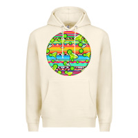 Tofu hispanic heritage month round earrings 3 Premium Hoodie - BundleAndBundleShop