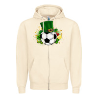 Sandshell Football Ball Zipper Hoodie - CowhideDigitalArt