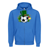 True Royal Football Ball Zipper Hoodie - CowhideDigitalArt