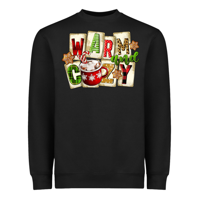 Warm And Cozy Hot Cocoa Heavyweight Sweatshirt by FaDigitalArtStudio | Teevron
