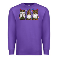 Purple military gnomes star Premium Sweatshirt - Artiststas