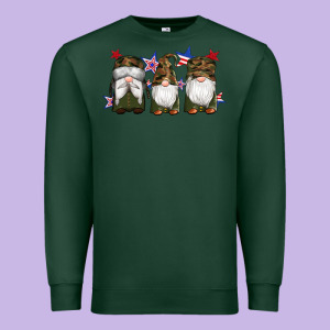 Military Gnomes Star Premium Sweatshirt Designed By Artiststas