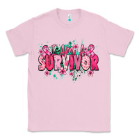 Bubblegum Pink i am a survivor Classic Tee - NancyCooperArtShop