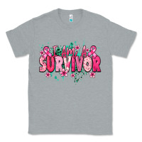 Heather Grey i am a survivor Classic Tee - NancyCooperArtShop