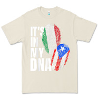 Bone Italian And Puerto Rican DNA Mix Flag Heritage Gift Premium Tee - minhPixels