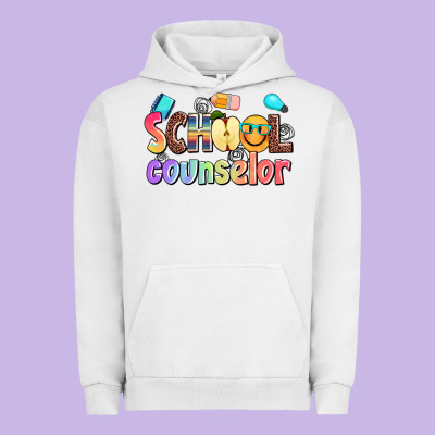 School Counselor Urban Hoodie Designed By Adodesignshop