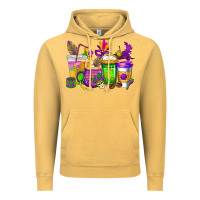 Vintage Mustard mardi gras coffee cups cowgirl Vintage Hoodie - CowGirlArtShop