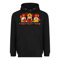 Black firefighter gnomes Heavyweight Hoodie - Artiststas