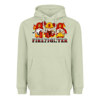 Matcha firefighter gnomes Heavyweight Hoodie - Artiststas