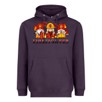 Plum firefighter gnomes Heavyweight Hoodie - Artiststas