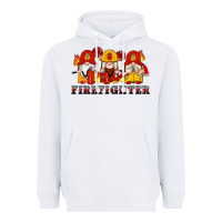 White firefighter gnomes Heavyweight Hoodie - Artiststas