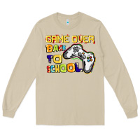 Mushroom Game over back to school Long Sleeve Tee - CowGirlArtShop