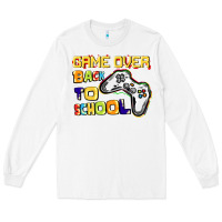 White Game over back to school Long Sleeve Tee - CowGirlArtShop