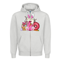 Dove Grey Easter day coffee Zipper Hoodie - CowhideDigitalArt