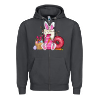 Smoke Easter day coffee Zipper Hoodie - CowhideDigitalArt