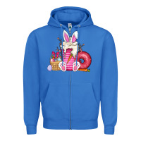 True Royal Easter day coffee Zipper Hoodie - CowhideDigitalArt