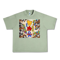 Oil Green love puzzle ribbon Urban Heavy Tee - TumblerDesignByShophia