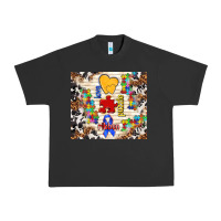 Pigment Black love puzzle ribbon Urban Heavy Tee - TumblerDesignByShophia