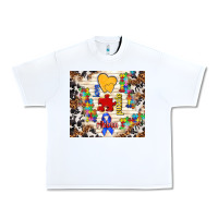 White love puzzle ribbon Urban Heavy Tee - TumblerDesignByShophia