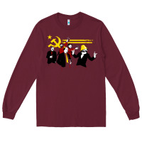 Burgundy the communist party Long Sleeve Tee - minhPixels